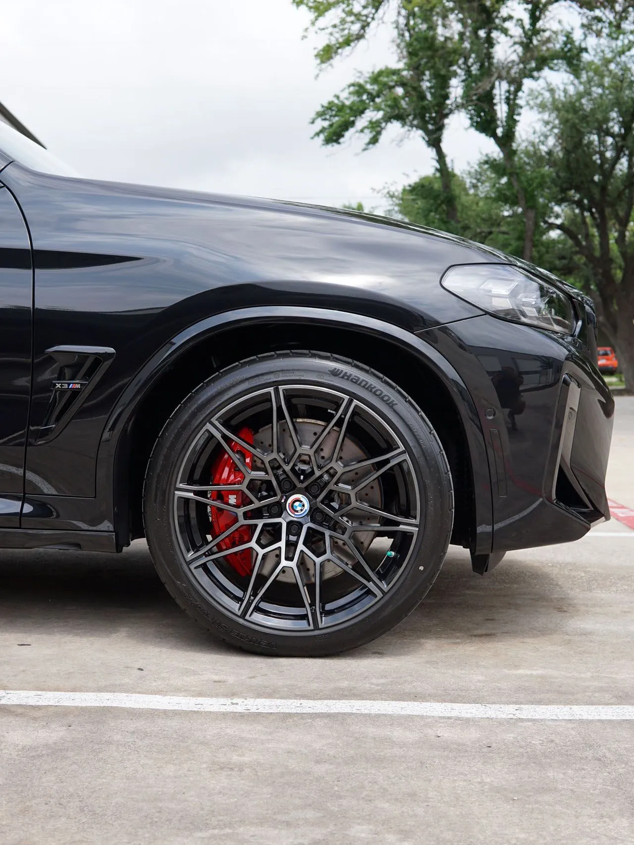 Gtechniq ceramic coating on BMW X3M Competition